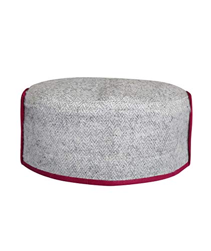 Image of Vastraa Fusion Himachali Topi for Men | Nepali Headwear | Traditional Kullu Cap | Pahadi Topi | Kashmiri Hat | Wool Handcrafted Ethnic Wear