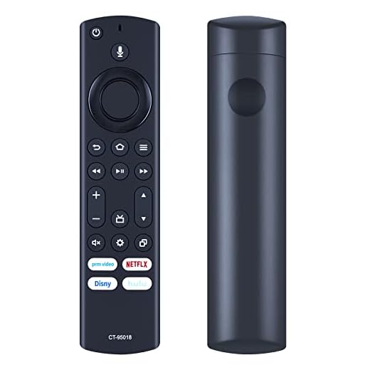 CT-95018 Replacement Voice Remote Control Compatible for Toshiba ＆ Insignia 4K LED UHD Fire/Smart TV 40C350KU 43C350KU 50C350KU 55C350KU 65C350KU 75C350KU NS-24F202NA22 NS-42F201NA22 NS-55F301NA22