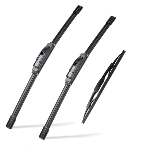 NETRSR 3Pcs Windshield Wiper Blades for Hummer H2 2003 2004 2005 2006 2007 2008 2009, Original Equipment Automotive Replacement Windshield Wiper Blades for My Car- 16"/16"/10" (Pack of 3)