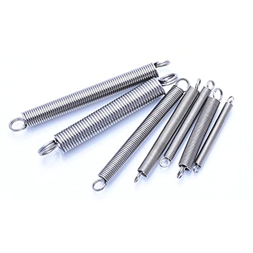 Extension Heavy 1 Pieces, Wire Diameter 1.4mm, Outer Diameter 12mm, Length 20-120mm 304 Stainless Steel Dual Closed Hook Spring Wire Hook (Size : 100mm)