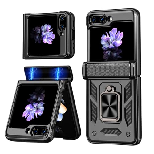 Protège charnière Samsung Flip5 coque noire anti-rayures