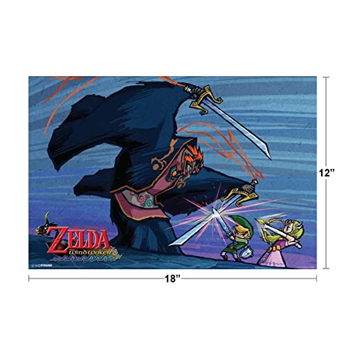 Pyramid America Zelda Wind Waker Battle Cool Wall Decor Art Print Poster 18X12 #TOP3