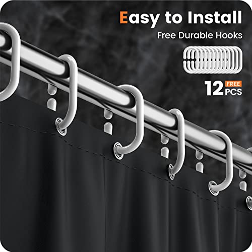 【𝟒𝐏𝐂𝐒】 Halloween Shower Curtain Sets With Rugs, 【Pumpkin】 Halloween Shower Curtains For Bathroom Decoration, Halloween Bathroom Restroom Decor With Rugs, Toilet Lid Cover & Bath Mat #TOP6