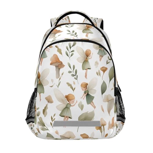 ALAZA Kids Backpack for Boys Girls,Forest Fairy School Backpack Preschool Elementary Kindergarten School Bag Bookbag Travel Laptop Bag Casual Daypack
