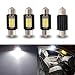 iBrightstar Newest 9-30V Extremely Bright 6411 6418 C5W Festoon Error Free 1.5" 36mm LED for Interior Map Dome Lights and License Plate Courtesy Lights, Xenon White