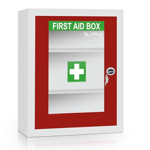 OTICA First Aid Box Emergency Medical Kit Box for Medicine Storag...