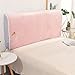 Housse de tête de lit, housse de lit pour lit - Housse latérale extensible et résistante à la poussière - Housse de tête de lit - Protection de tête de lit - Pour chambre à coucher - 150 cm - Rose