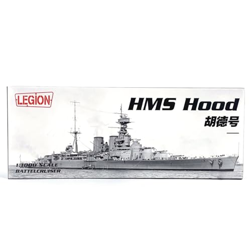 1: 1000 Scale United Kingdom HMS Hood Battlecruiser Alloy Warship Model Military Model Diecast Ship Model for Collection - Image 3