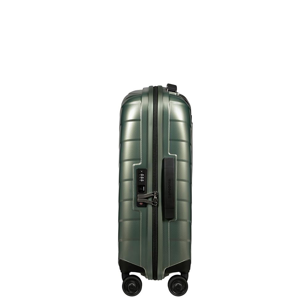 Samsonite Attrix - Spinner S, rozszerzalny bagaz podreczny, 55 cm, 38/44 L, zielony (Basil Green)