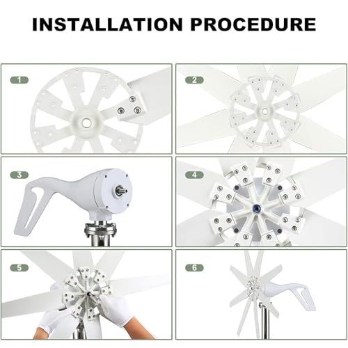 Gerador De Turbina EóLica De 3000 W, Kit De Energia EóLica De 12 V, 24 V E 48 V, Gerador De Energia