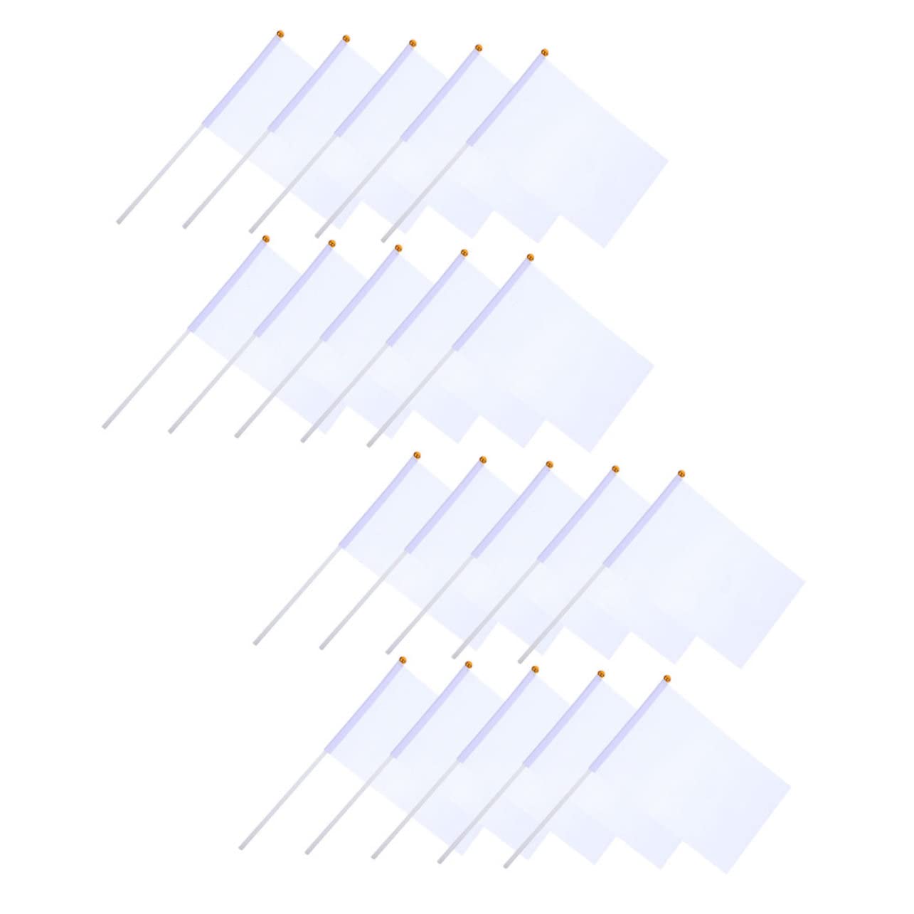 NAMOARLY Signal Flags Set of 20 Match Flags for Referees Lightweight Portable for Outdoor Sports