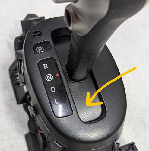 Shifter Slider Cover | Fits 2012-2019 Nissan Versa and Versa Note | Shifter Strip Hole Dust Cover Gate Blind Gasket Boot Trim Jalousie Accordion Surround | DIY Replacement Part