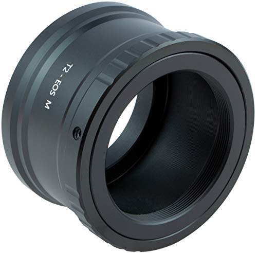 L'anello adattatore consente di utilizzare obiettivi T2 per fotocamere Canon EF-M.
