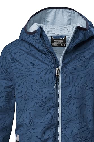 killtec Mädchen Funktionsjacke/Regenjacke wasserdicht mit Kapuze KOS 163 GRLS JCKT, dunkelblau, 152, 44359-000