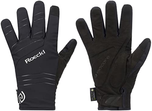 Roeckl Rosegg Winter Fahrrad Handschuhe lang GTX schwarz 2023: Größe: 6