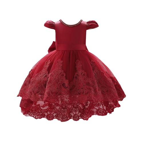 Vestido de malla para niña cómodo y elegante que no pica para eventos de talle princesa