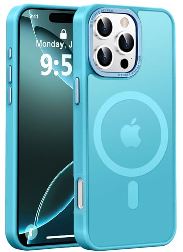 Newfuture for iPhone 16 Pro Max Case 6.9" Magnetic Protective, Lake Blue