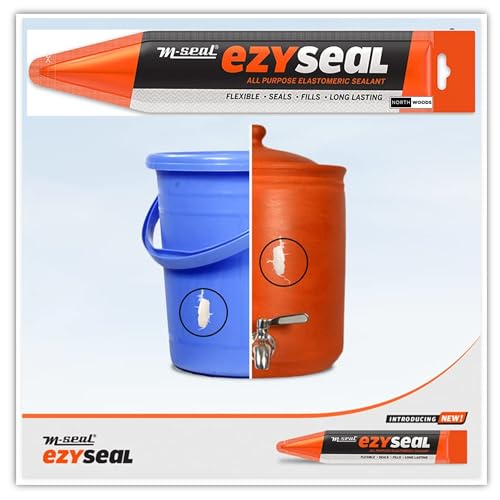 Image of Pidilite M-Seal Ezyseal,85gms fast curing epoxy compound Elastomeric Sealant for Waterproofing and Repairing
