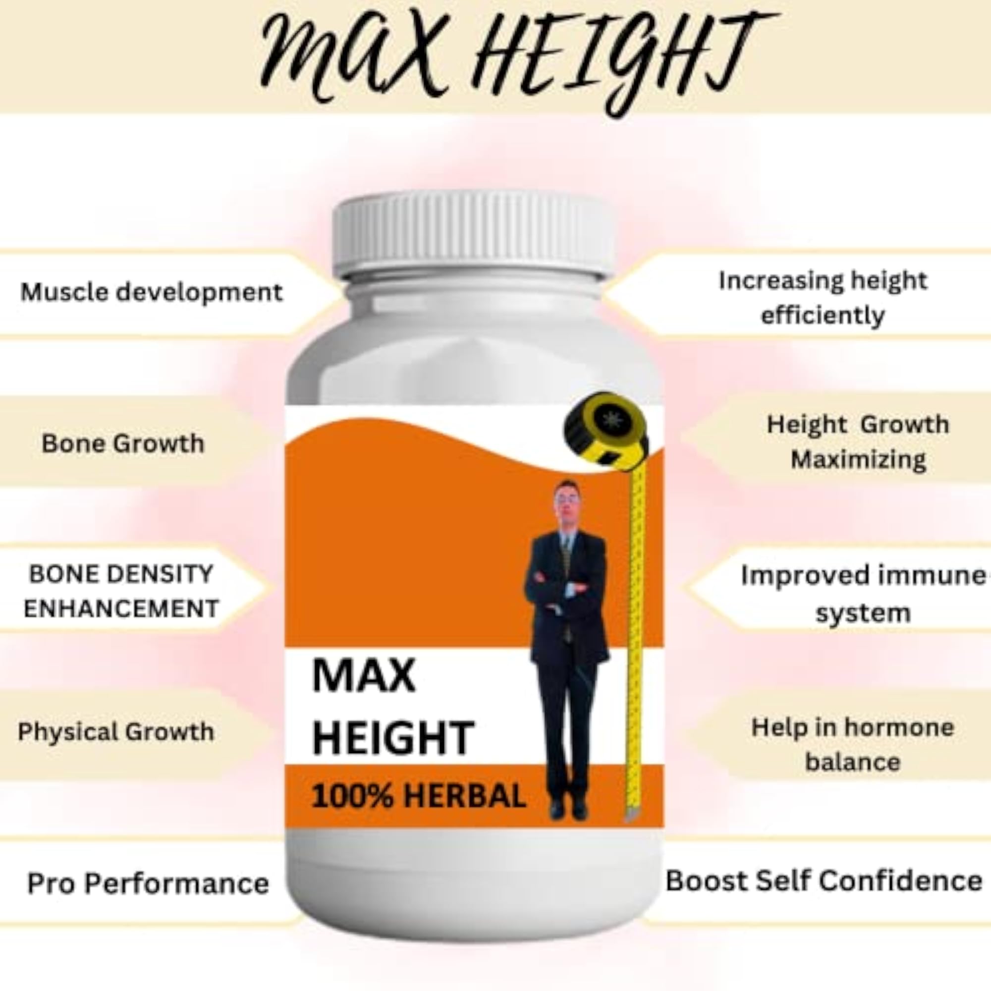 Max Height Growth Capsules for Height Increase