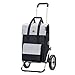 Model specjalny Andersen wózek na zakupy Royal z metalowym kołem do szprych, 25 cm i 49 litrów, torba na zakupy Milla niebieska