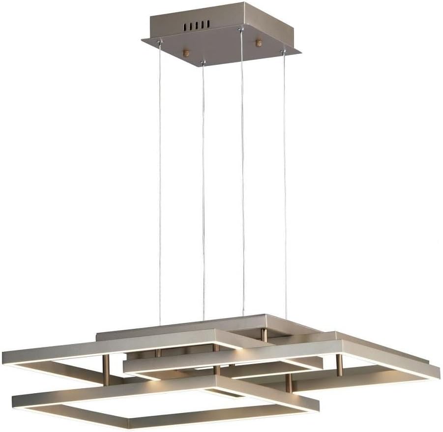 ET2 Lighting Traverse Pendant | White Finish | Aluminum Construction | Modern Hanging Pendant Light for Kitchen Islands and Dining Rooms | Adjustable Cord Suspension | E21516-CHP