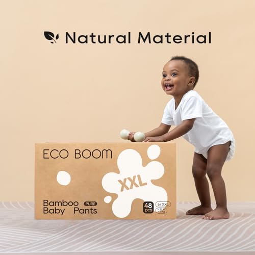 Image of ECO BOOM Training Pants for Toddler Potty, Hypoallergenic for Sensitive Skin, Size 7 Suitable for 37+lb (XXXL - 48 Count)