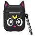 Produktbild Jowhep Hülle für AirPods 2 1 Schutz Weiches Silikon AirPod 1&2 Ladeabdeckung Karikatur Niedlich Haut Mädchen Frauen Fall Zubehör Schlüsselbund Mode Lustige Air Pods Fälle Classic Black Cat