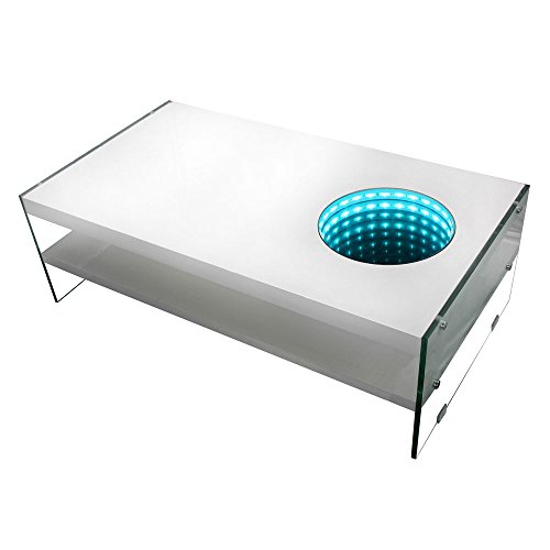 Preisvergleich Produktbild LED Tisch - weiss