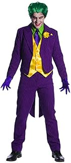Charades DC Comics Joker Men's Costume, As Shown, Small