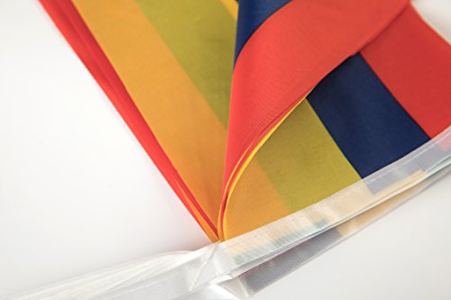 Colombia Flag Colombian Flag,100Feet/76Pcs National Country World Pennant Flags Banner,Party Decorations Supplies For Olympics,Indoor And Outdoor Flag,Sports Events,Sports Clubs,International Festival #TOP3