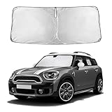 EcoNour Windshield Sunshade Compatible for Mini Country Man Cooper F60 2017-2024 2025 2026, Sun Visor for Front Windshield & Window Sun Shade Cover, UV Heat Blocker & Protector, Car Accessories