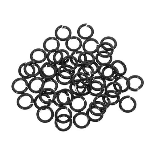 SUPVOX 50 Pièces Rondelles à Ressort Inoxydable Lot de Design Ouvert Résistantes pour Équipements Mécaniques Voitures Accessoires de Mobilier