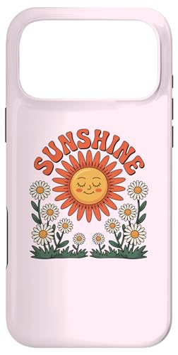 Retro Happy Day Smiling Flower Vintage Groovy 70s �X�}�z�P�[�X iPhone 17 Pro Max �p