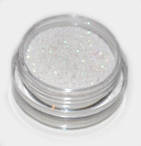 White Laser Eye Shadow Loose Glitter Dust Body Face Nail Art Party Shimmer Make-Up by Kiara H&B