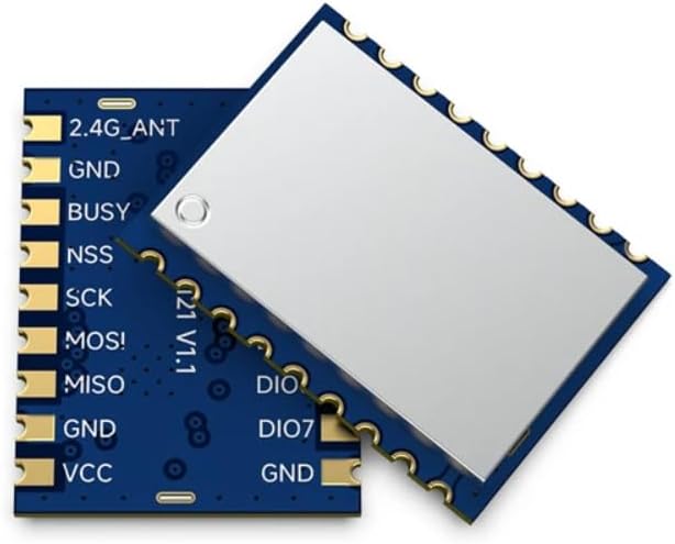 LoRa1121 Ultra-Low-Power 160mW LR1121Chip Long Distance 915MHz and 2.4GHz Dual-Band Communication Module x 2 PCS