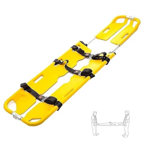 救護用担架 コンパクト折りたたみ式スクープストレッチャー、緊急救急車用ストレッチャー、ポータブル屋外救助医療用ストレッチャー、病院、診療所、自宅、スポーツ会場用