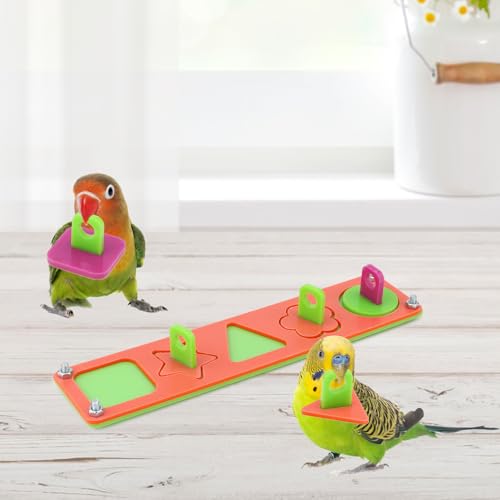 Jouet éducatif pour oiseaux stimule l'intelligence des perroquets - 7