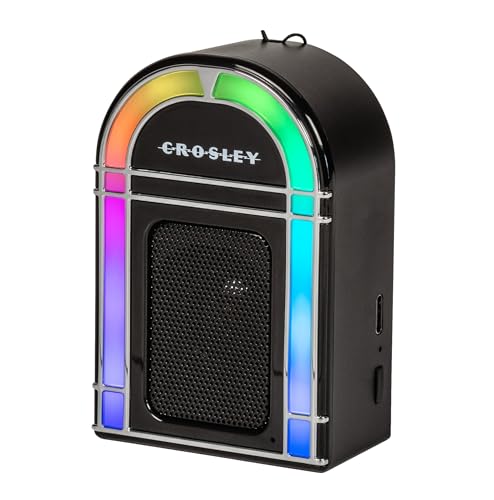 Crosley CR3046A-BK Mini Jukebox Portable Bluetooth Speaker, Black by Crosley - Used condition - Image 7