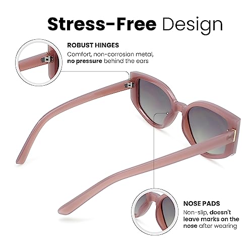 2SeeLife Oversized Mirror Cat Eye Sunglasses for Women with Complete Sun-Protection - Durable & Sturdy Womens Sunglasses2