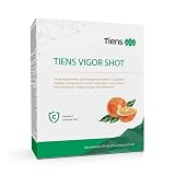 TIENS Vigor Shot - Liposomal Vitamin C Natural Food Supplement with CitriSlim® & Hesperidin - Supports Collagen Formation, Energy Metabolism & Cell Protection - 15 Sachets, 175ml