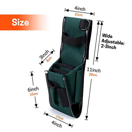 Yardmaris Felling Wedge Pouch, Adjustable Various Belts Logging Pouch ，Tree Felling Bucking Wedge Belt Pouch Bag For Tree Cutting(Green #TOP2