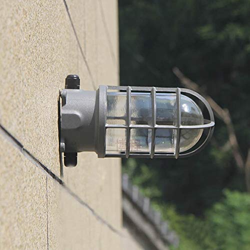 Luminaire extérieur étanche E27 pour sécuriser garage et portes - 4