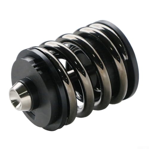 Image of Vootnifig Folding Bike Rear Suspension Shock Absorber Spring for Brompton Sturdy Steel Double Layer Spring for Reliable Load Bearing and Smooth Road Performance (gray)