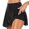 BEIFON Dames Actieve Atletische Skort Mode Stretchy Sport Skort Sexy Running Rok Broek Rok Lichtgewicht Rok met Inner…