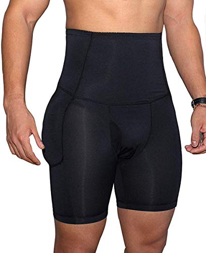Mens Padded Butt Booster Enhancer Hip-up Slimming Underwear Butt Shapewear Boxer Briefs2