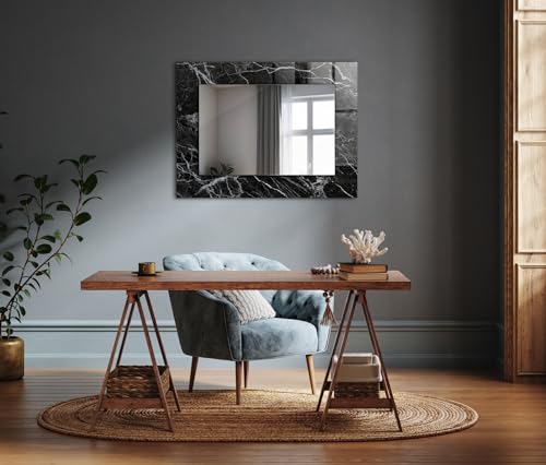 Miroir rectangulaire moderne idéal pour déco murale salon et chambre - 5