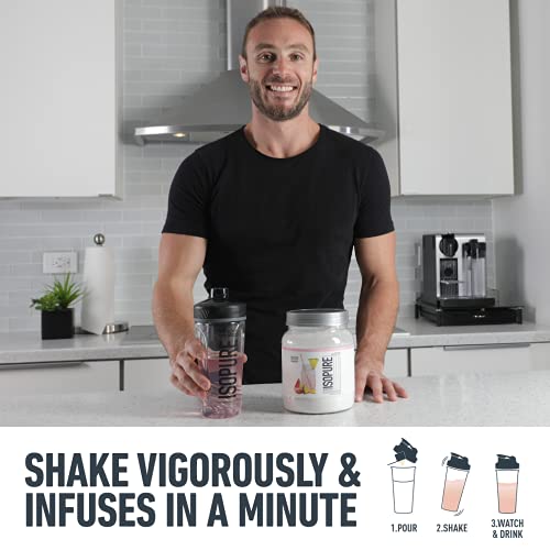 Isopure Protein Powder, Clear Whey Isolate Protein, Post Workout Recovery Drink Mix, Gluten Free With Zero Added Sugar, Infusions- Tropical Punch, 36 Servings #TOP7