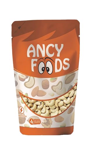 Image of Ancy Kaju (Cashew) 250 Grams for All Ages | High in Protein and Boosts Energy and Build Immunity | Healthy Nutritious Cashew Nut | Delicious Vegan & Crunchy Kaju Nut for Cooking and Raw Eating