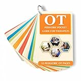 Pediatric Occupational Therapy Cards - OT Pediatric Pocket Guide for Students & Fieldwork - Durable PVC Reference for Milestones, Reflexes & Conditions - Tools & Gifts for Occupational Therapists