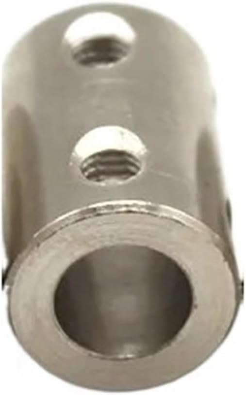 3pcs 4mm/5mm/6mm/8mm/10mm Rigid Shaft Coupling Coupler Motor Connector Sleeve #45 Steel 3D CNC(6mm-6mm)